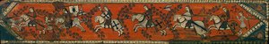 Coffered Ceiling Panel with Horsemen by Unbekannt Unbekannt